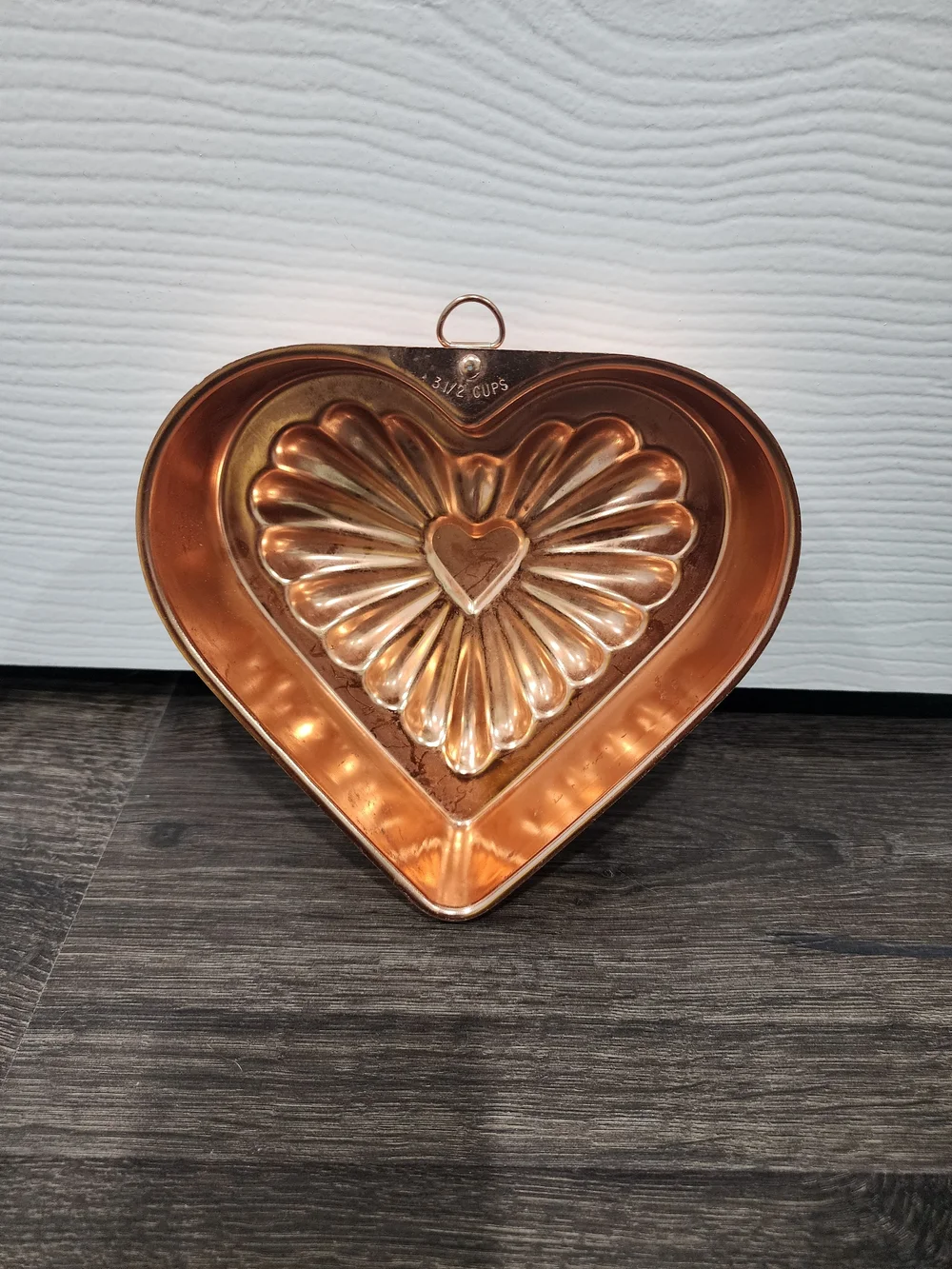 Copper Heart Mold Hanging Wall Decor